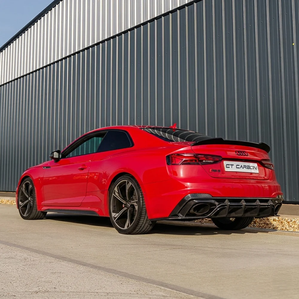 AUDI RS5 B9.5 SPORTBACK & COUPE 2020-2025 CARBON FIBRE DIFFUSER - CT DESIGN - Image 5