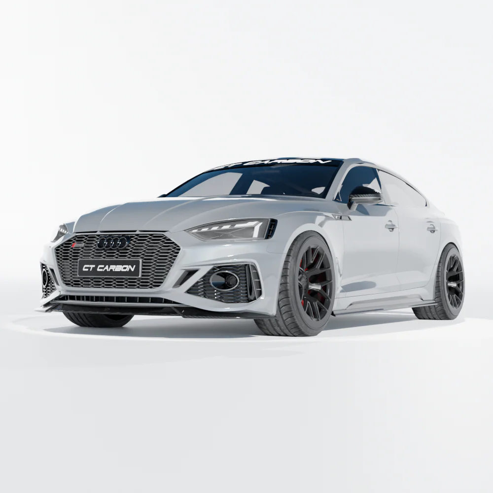 AUDI RS5 B9.5 SPORTBACK & COUPE 2020-2025 CARBON FIBRE SPLITTER - CT DESIGN - Image 5