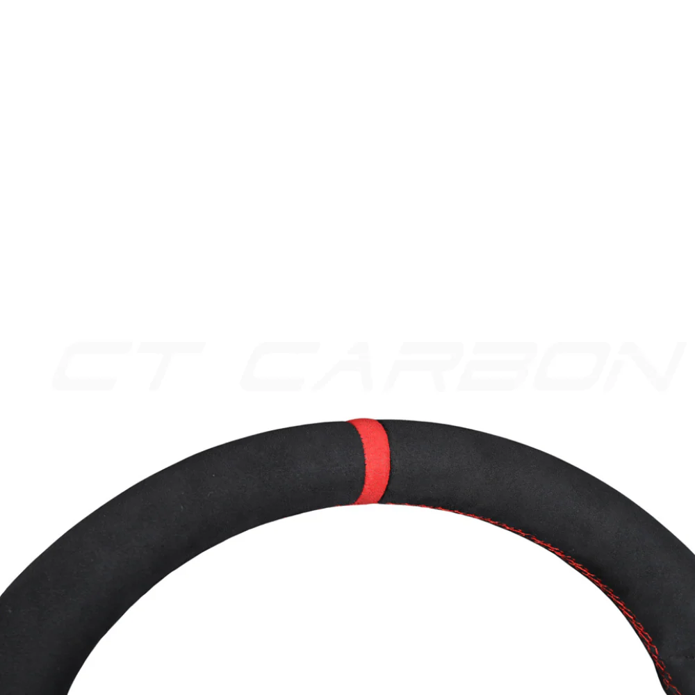AUDI A6/S6/RS6 & A7/S7/RS7 C8 FULL ALCANTARA FLAT BOTTOM CUSTOM STEERING WHEEL - Image 7