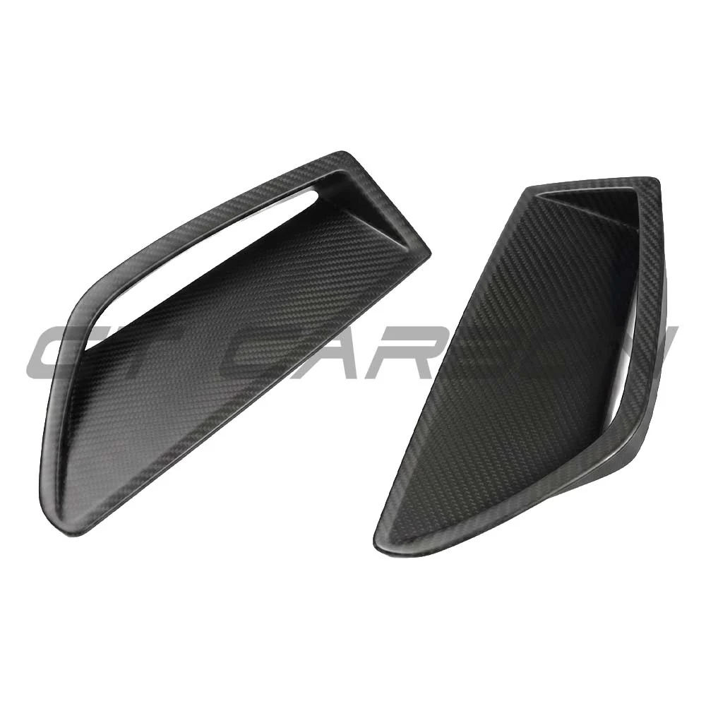 AUDI RS6/RS7 C8 2019+ AVANT MATTE CARBON FIBRE FRONT BUMPER VENT TRIM - Image 3