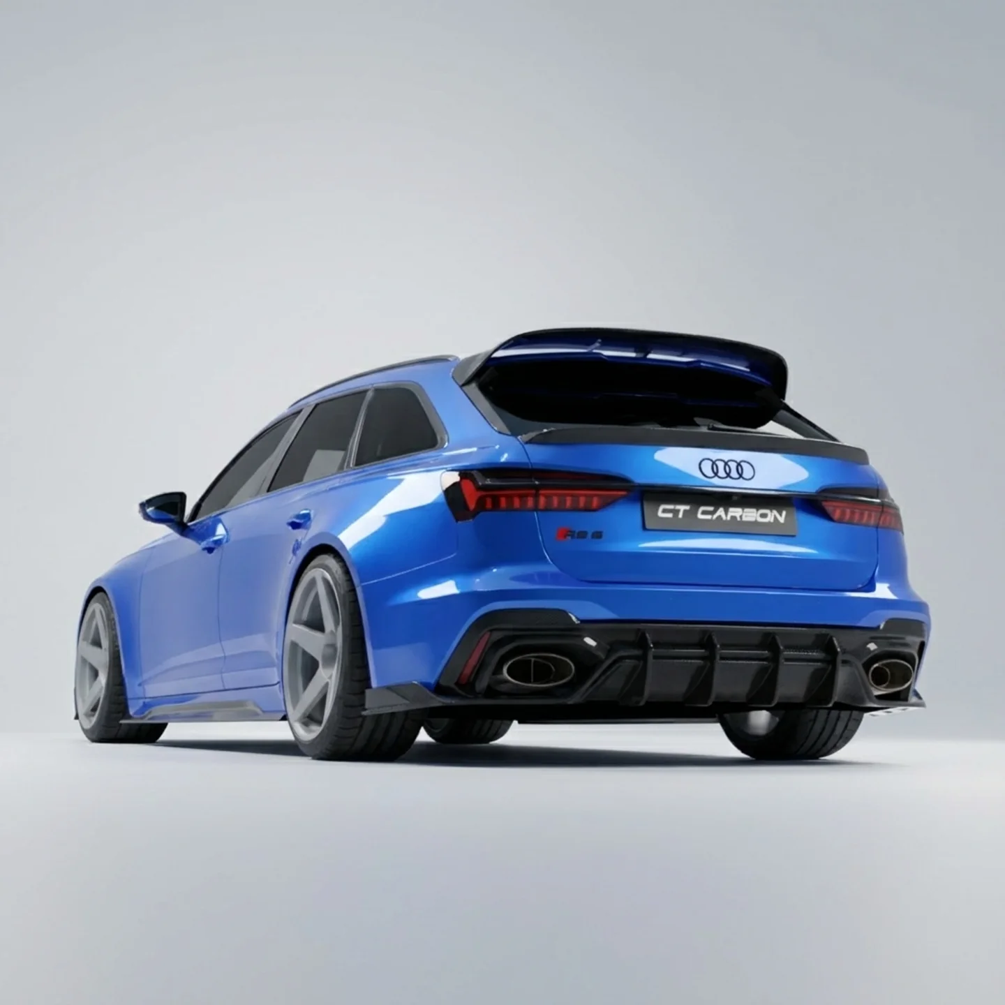 AUDI RS6/RS7 C8 AVANT CARBON FIBRE SIDE SKIRTS - CT DESIGN V2 - Image 4