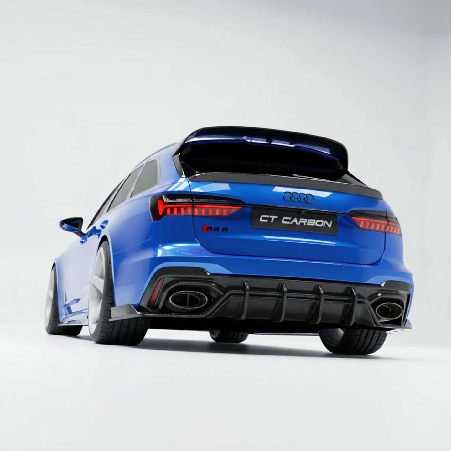 AUDI RS6/RS7 C8 AVANT CARBON FIBRE SIDE SKIRTS - CT DESIGN V2 - Image 5
