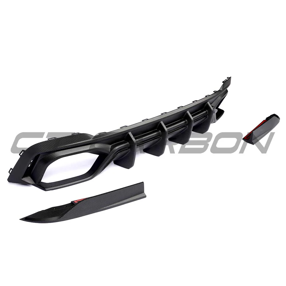 AUDI RS6/RS7 C8 2019+ MATTE CARBON FIBRE DIFFUSER - CT DESIGN - Image 2