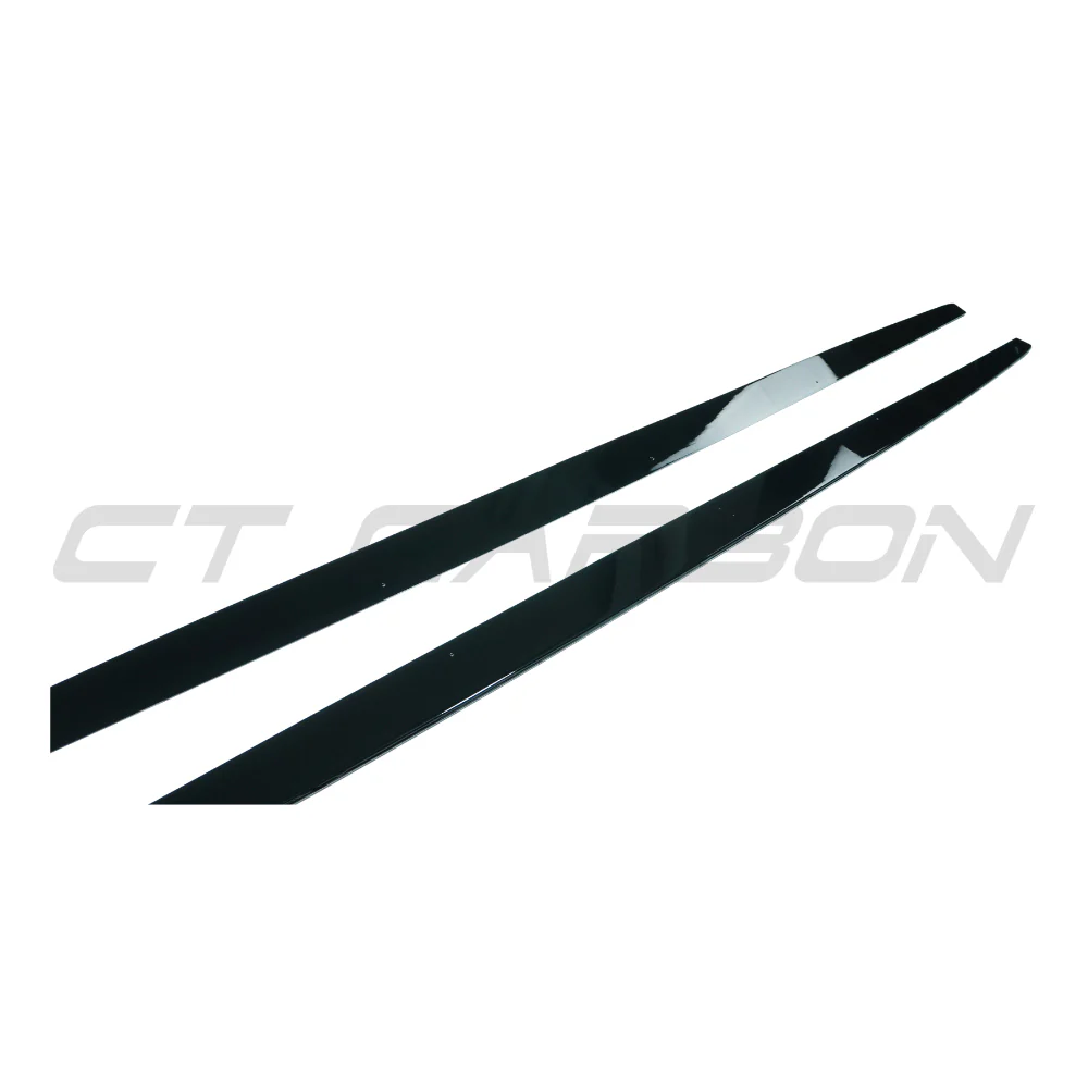 BMW 1 SERIES E82/E83/E87/E88 2004-2013 GLOSS BLACK SIDE SKIRTS - Image 5