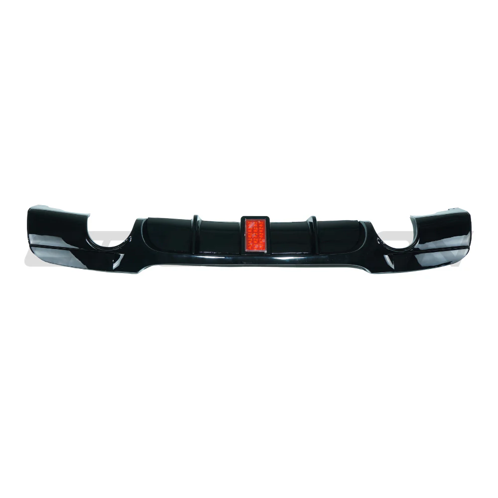 BMW 3 SERIES E90/E91 2005-2011 GLOSS BLACK LED DIFFUSER - DUAL EXIT - Image 3