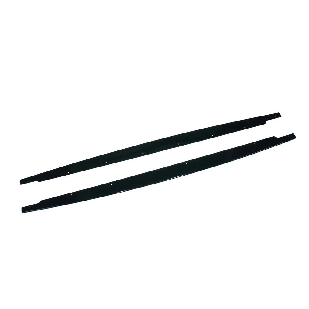 BMW 3 SERIES E90/E91 2005-2013 GLOSS BLACK SIDE SKIRTS - V2