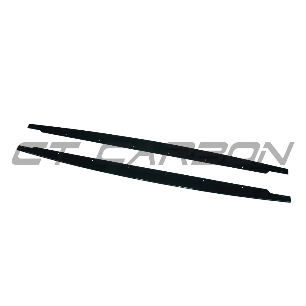 BMW 3 SERIES E90/E91 2005-2013 GLOSS BLACK SIDE SKIRTS - V2 - Image 2