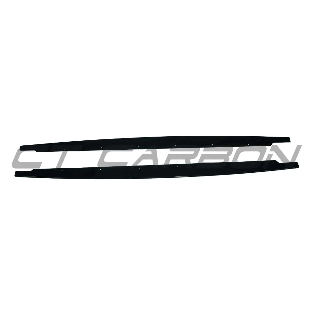 BMW 3 SERIES E90/E91 2005-2013 GLOSS BLACK SIDE SKIRTS - V2 - Image 3
