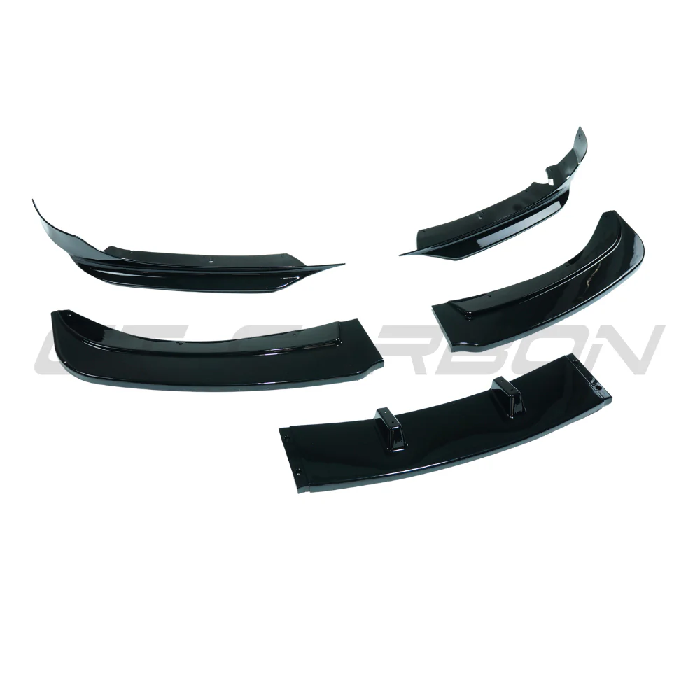 BMW 3 SERIES E90/E91 LCI SE 2009-2011 GLOSS BLACK SPLITTER - V5 - Image 2