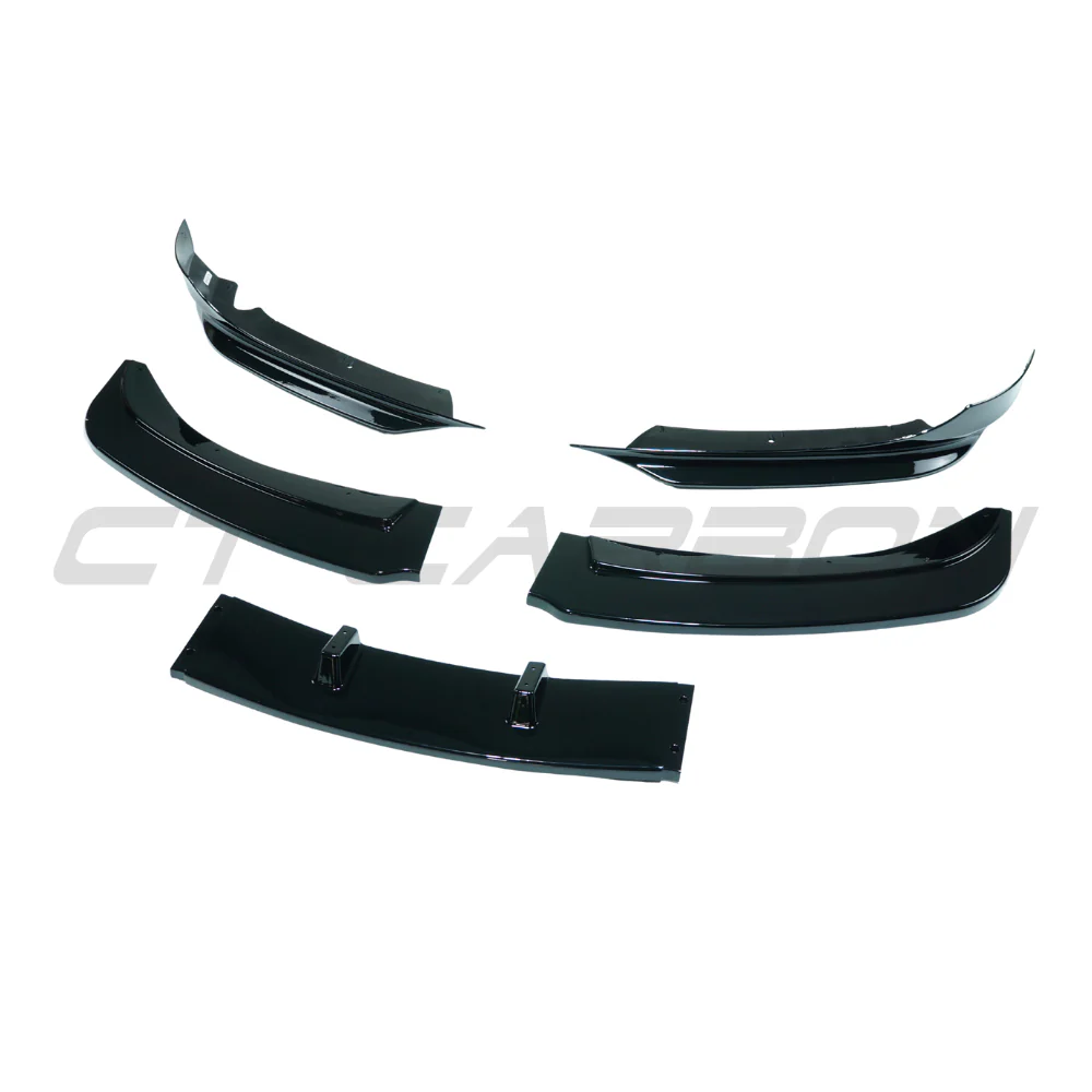 BMW 3 SERIES E90/E91 LCI SE 2009-2011 GLOSS BLACK SPLITTER - V5 - Image 5