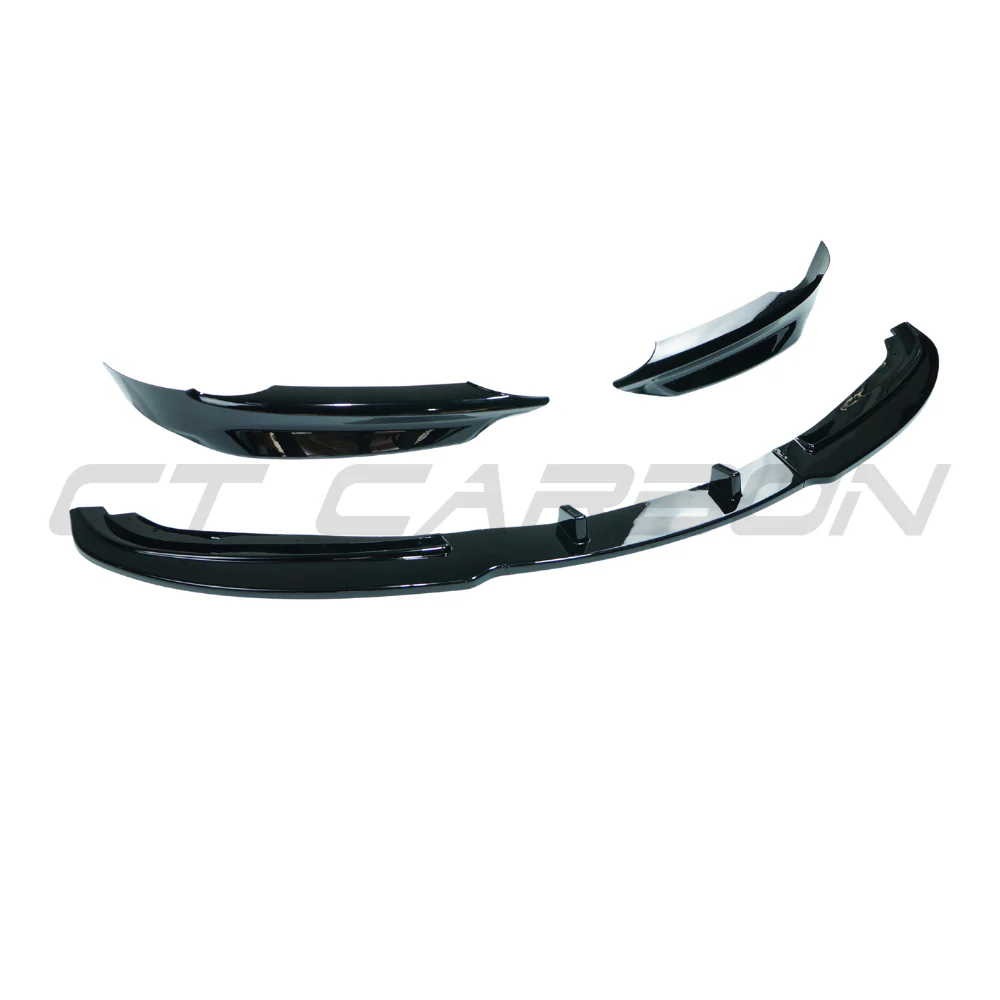 BMW 3 SERIES E90/E91 SE 2005-2009 GLOSS BLACK SPLITTER - V2 - Image 2