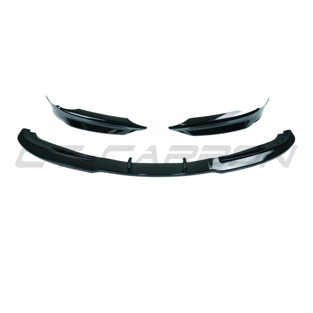 BMW 3 SERIES E90/E91 SE 2005-2009 GLOSS BLACK SPLITTER - V2 - Image 3