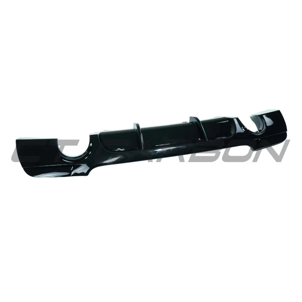 BMW 3 SERIES E92/E93 2006-2013 GLOSS BLACK DIFFUSER - DUAL EXIT - Image 3
