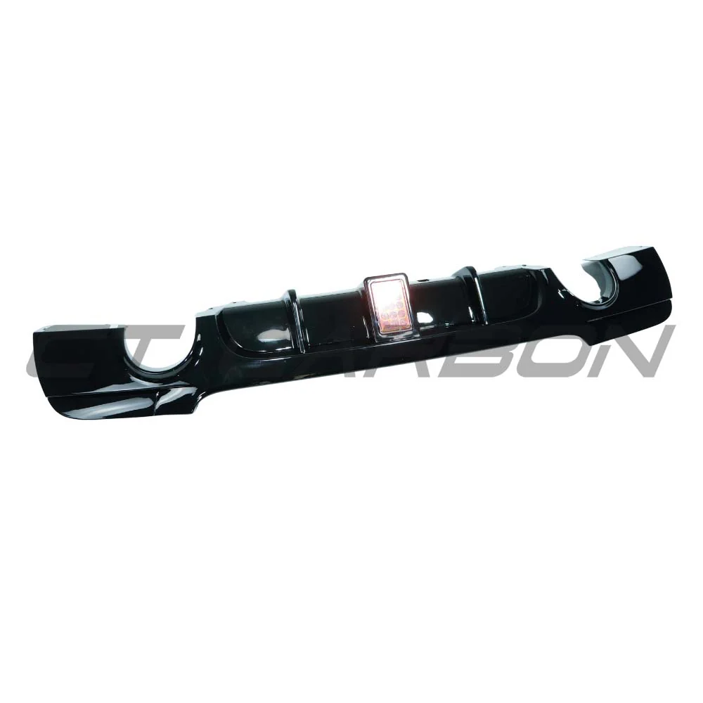 BMW 3 SERIES E92/E93 2006-2013 GLOSS BLACK LED DIFFUSER - DUAL EXIT - Image 3