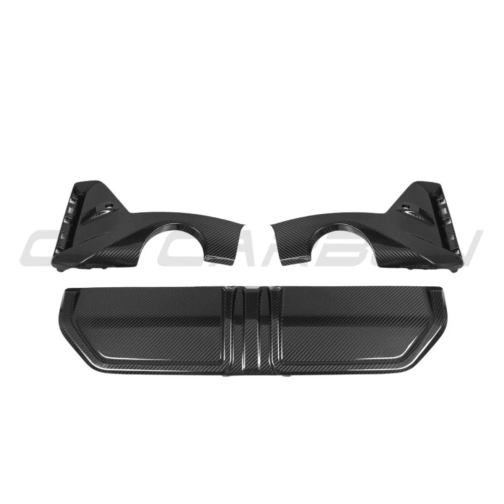 BMW 3 SERIES G20/G21 2022+ LCI CARBON FIBRE DIFFUSER - ROUND TIPS - MP - Image 5