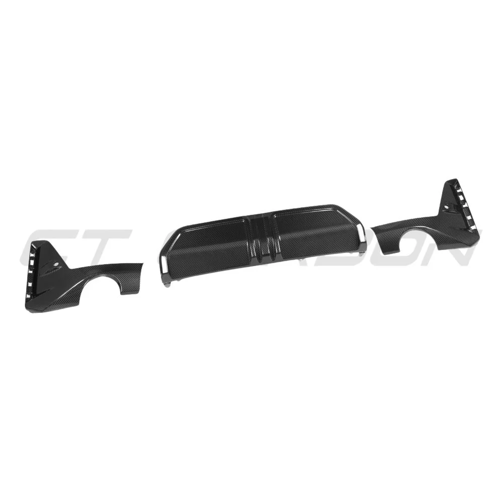 BMW 3 SERIES G20/G21 2022+ LCI CARBON FIBRE DIFFUSER - ROUND TIPS - MP - Image 7