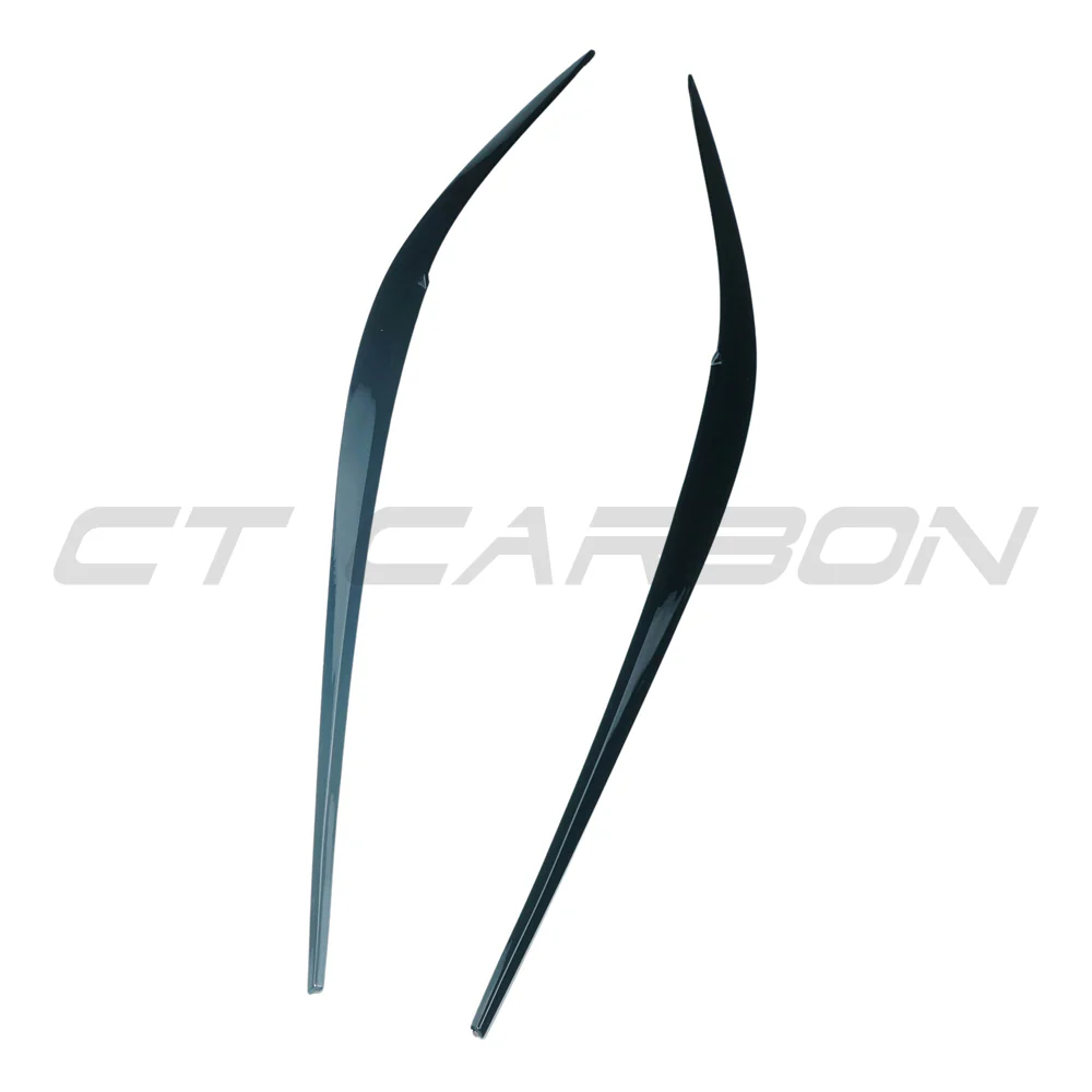 BMW G20 3 SERIES GLOSS BLACK HEADLIGHT EYEBROWS/EYELIDS (2018-2022) - Image 3