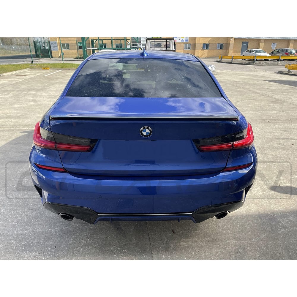 BMW 3 Series/M3 G20/G80 GLOSS BLACK SPOILER - MP STYLE - BLAK BY CT CARBON - Image 3