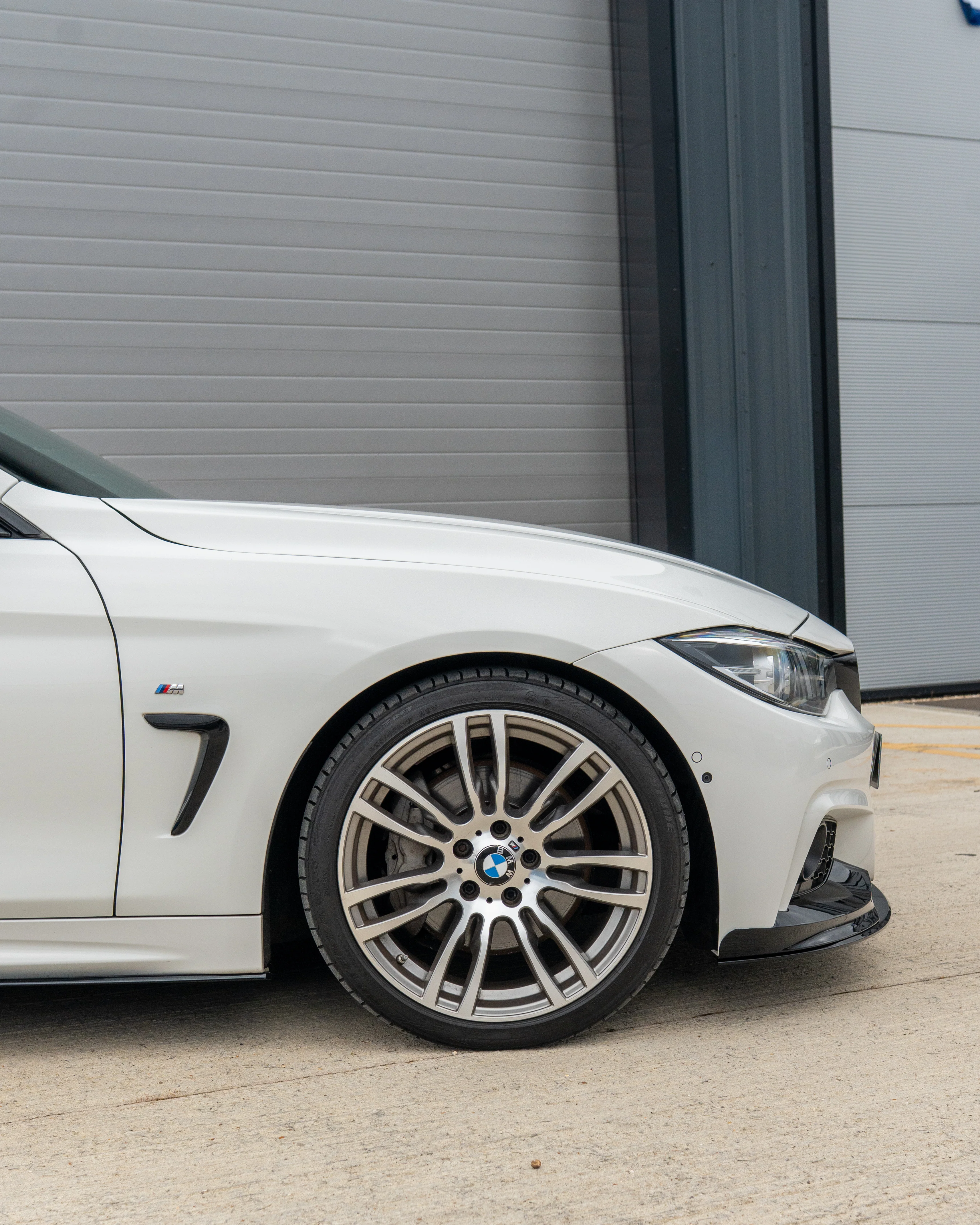 BMW 4 SERIES F32/F33/F36 GLOSS BLACK SPLITTER - MP STYLE - Image 6