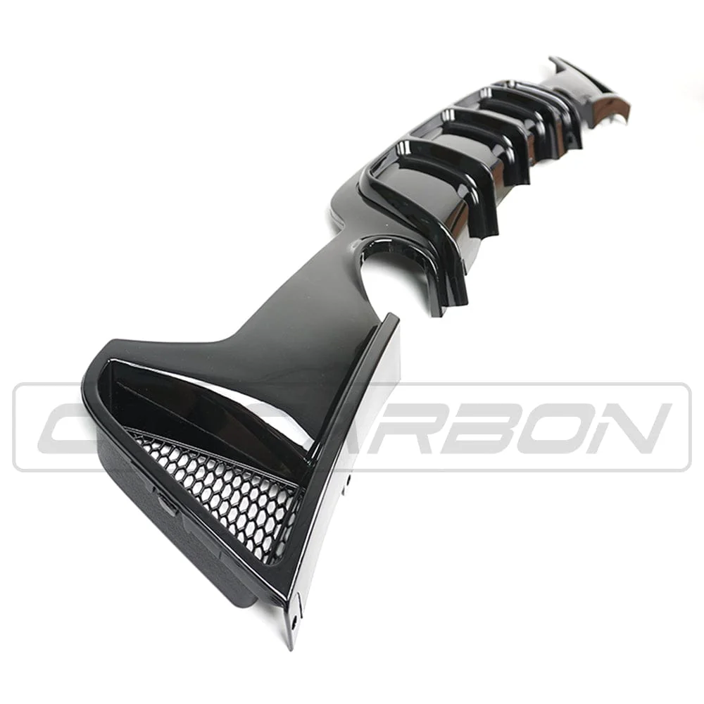 BMW 4 SERIES F32/F33/F36 GLOSS BLACK DUAL EXIT EXHAUST DIFFUSER - Image 5