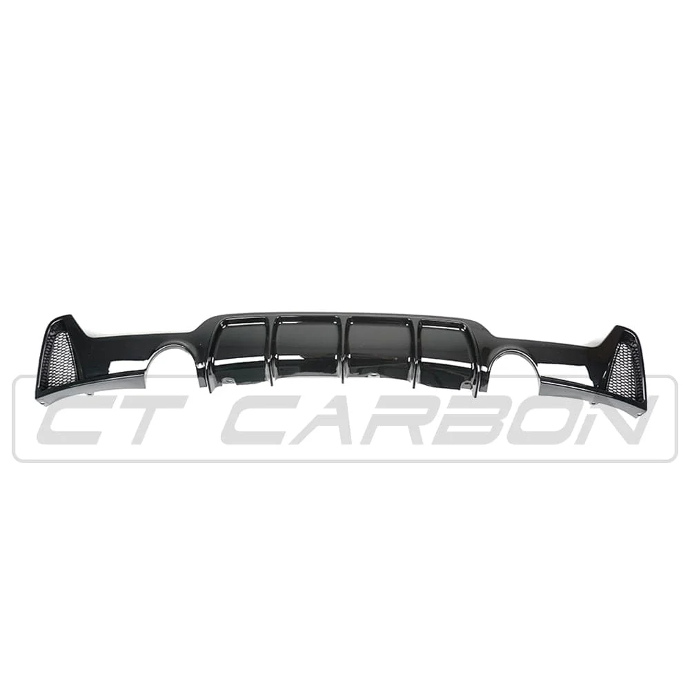 BMW 4 SERIES F32/F33/F36 GLOSS BLACK DUAL EXIT EXHAUST DIFFUSER - Image 7