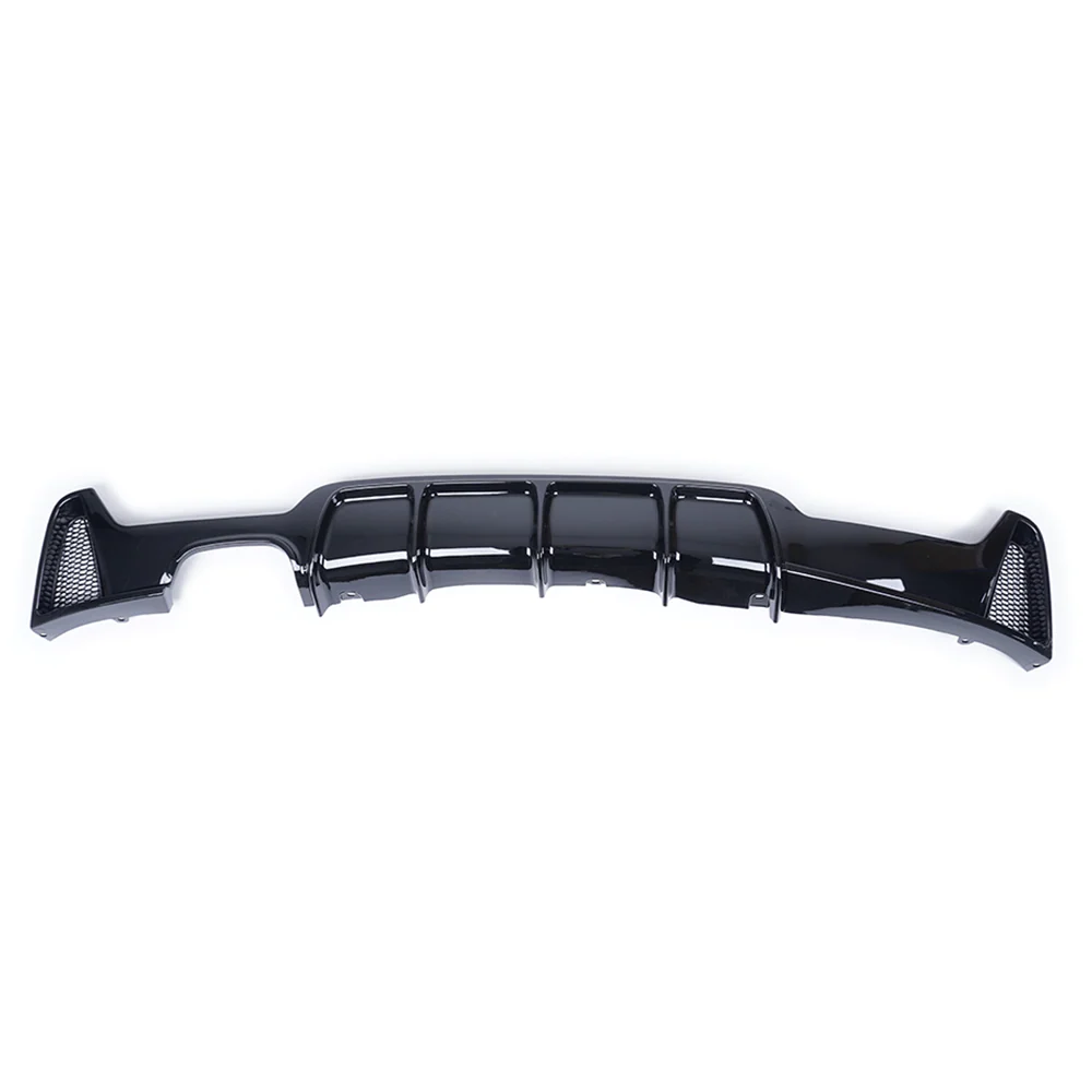 BMW 4 Series F32/F33/F36 GLOSS BLACK TWIN LEFT EXIT EXHAUST DIFFUSER