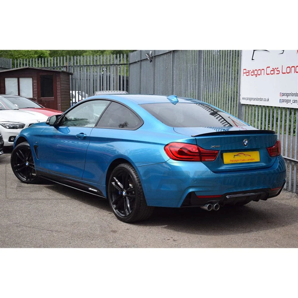 BMW 4 Series F32/F33/F36 GLOSS BLACK TWIN LEFT EXIT EXHAUST DIFFUSER - Image 6