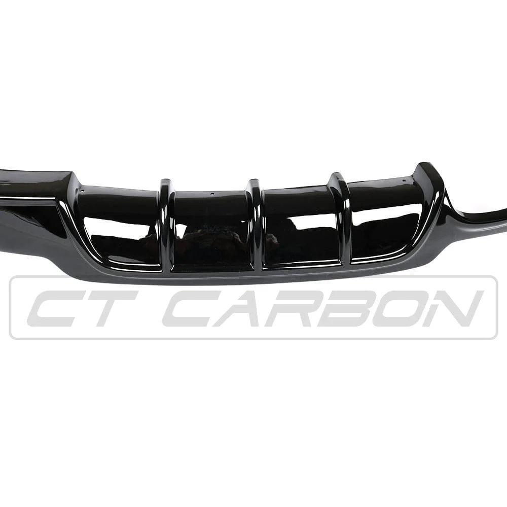 BMW 4 Series F32/F33/F36 GLOSS BLACK TWIN LEFT EXIT EXHAUST DIFFUSER - Image 8