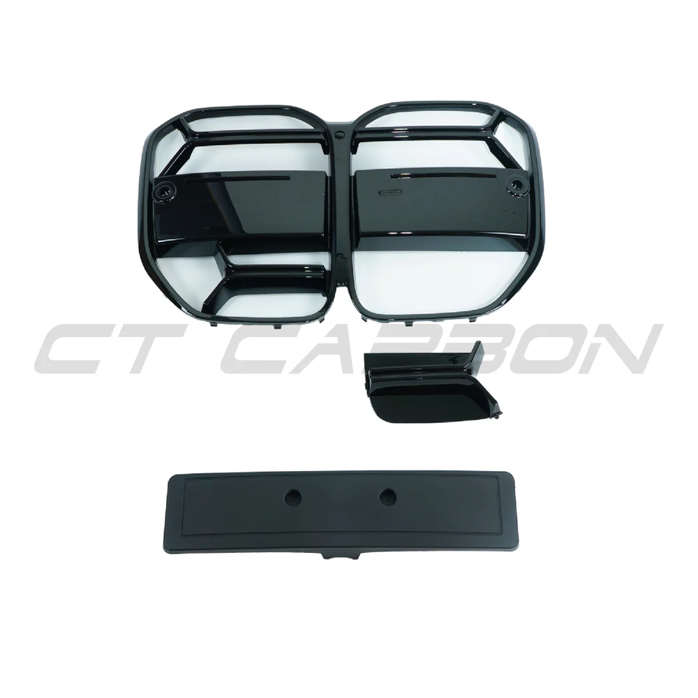 BMW 4 SERIES G22/G23 2020+ GLOSS BLACK GRILLE - CSL STYLE - Image 5