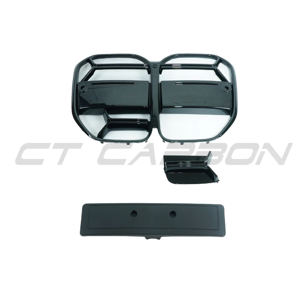 BMW 4 SERIES G22/G23 2020+ GLOSS BLACK GRILLE - CSL STYLE - Image 8