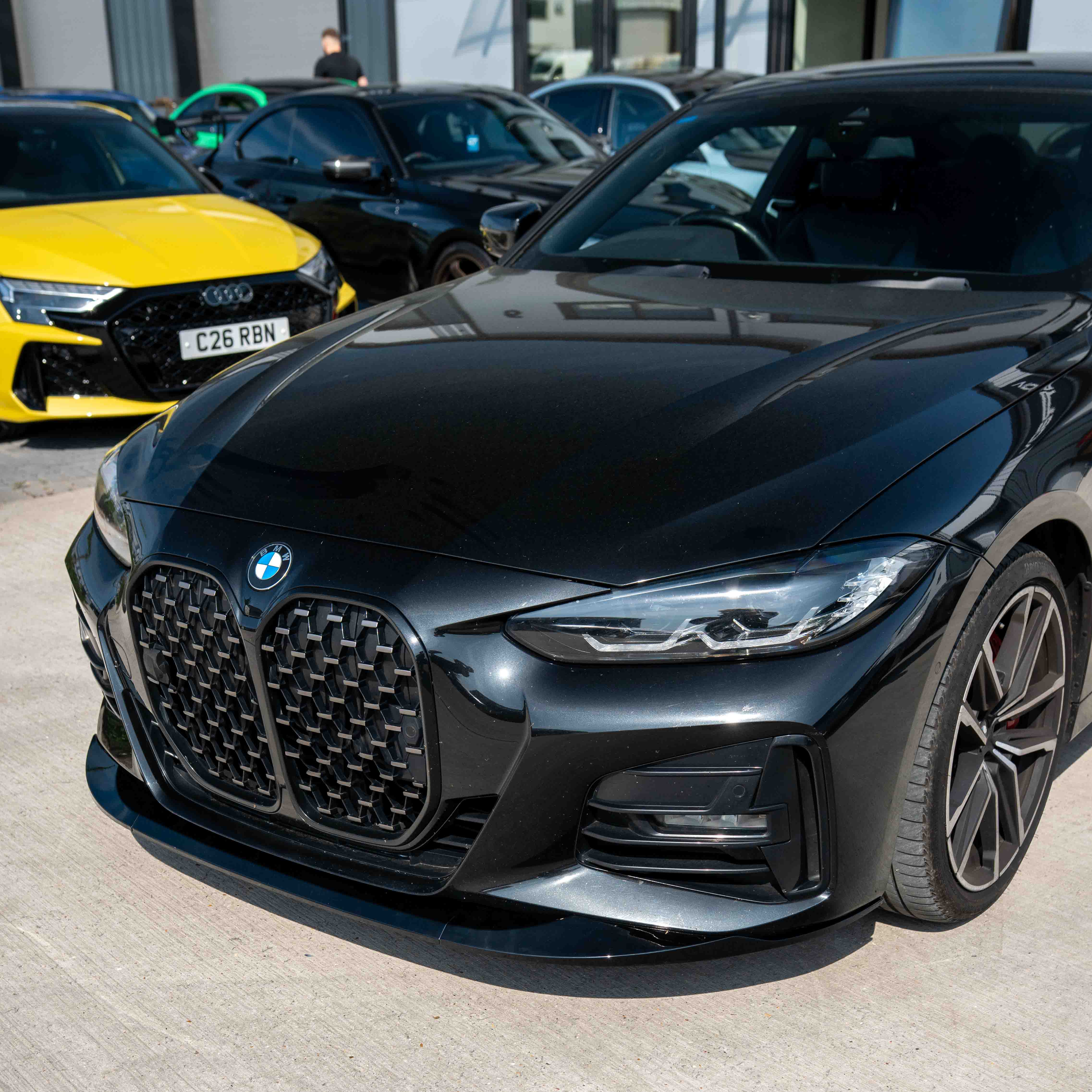 BMW 4 SERIES G22/G23 PRE LCI GLOSS BLACK SPLITTER - MP STYLE - Image 5