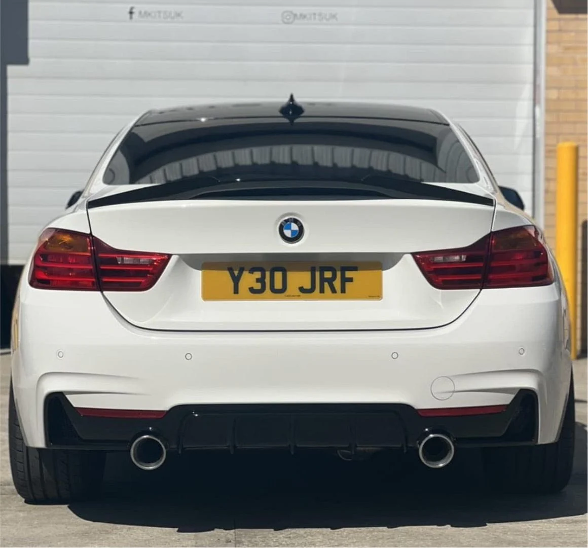 BMW 4 SERIES GRAN COUPE F36 GLOSS BLACK SPOILER - M4 STYLE - Image 3
