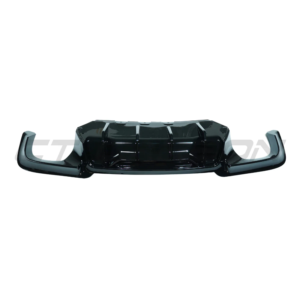 BMW 5 SERIES F10/F11 2011-2017 GLOSS BLACK DIFFUSER - QUAD TIP - Image 2