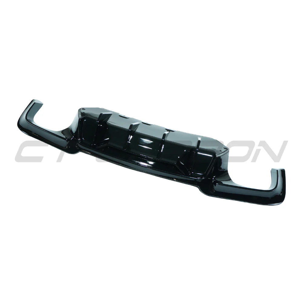 BMW 5 SERIES F10/F11 2011-2017 GLOSS BLACK DIFFUSER - QUAD TIP - Image 5