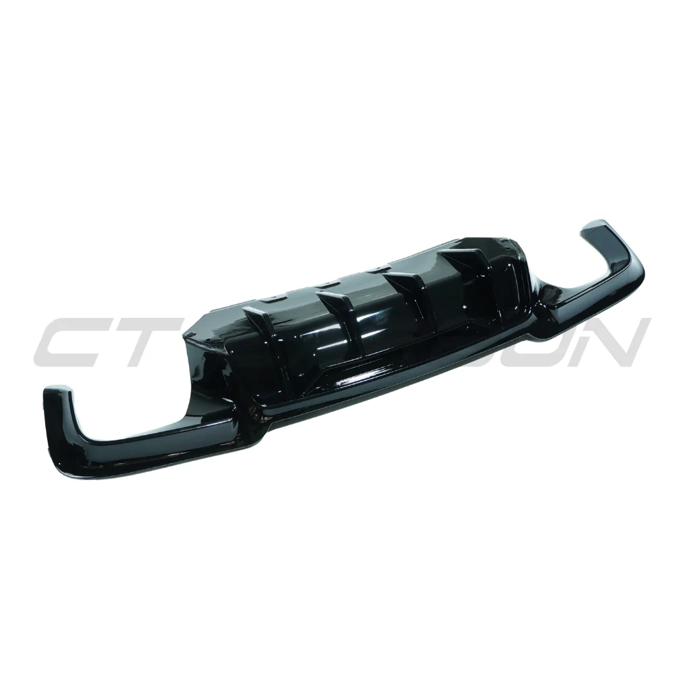 BMW 5 SERIES F10/F11 2011-2017 GLOSS BLACK DIFFUSER - QUAD TIP - Image 6