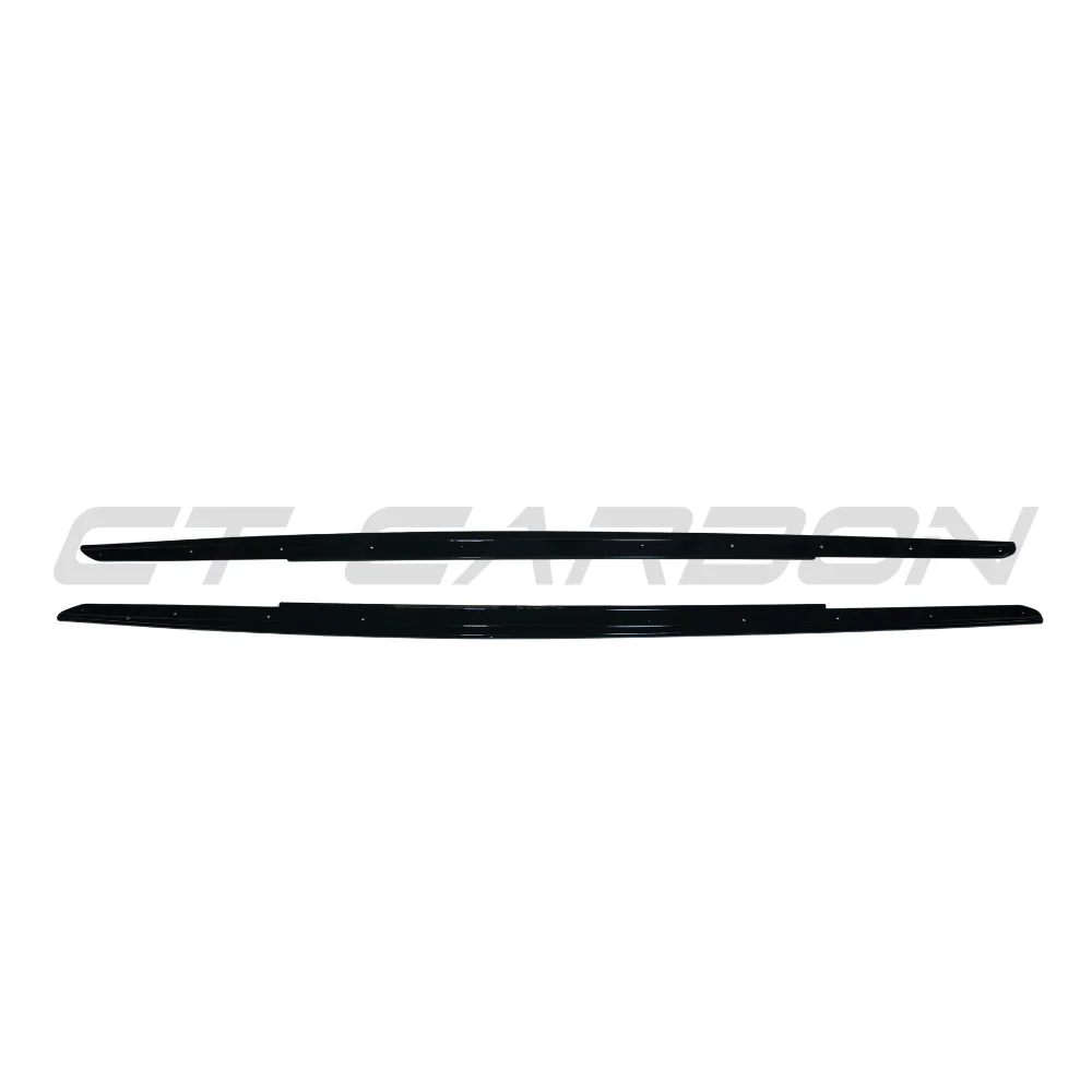 BMW 5 SERIES F10/F11 2011-2017 GLOSS BLACK SIDE SKIRTS - Image 4