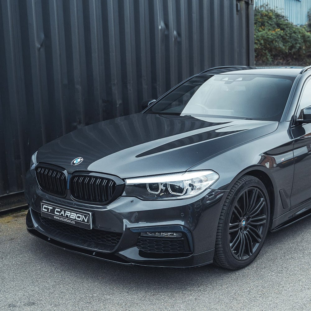 BMW 5 SERIES G30/31 PRE LCI GLOSS BLACK SPLITTER - MP STYLE - Image 2