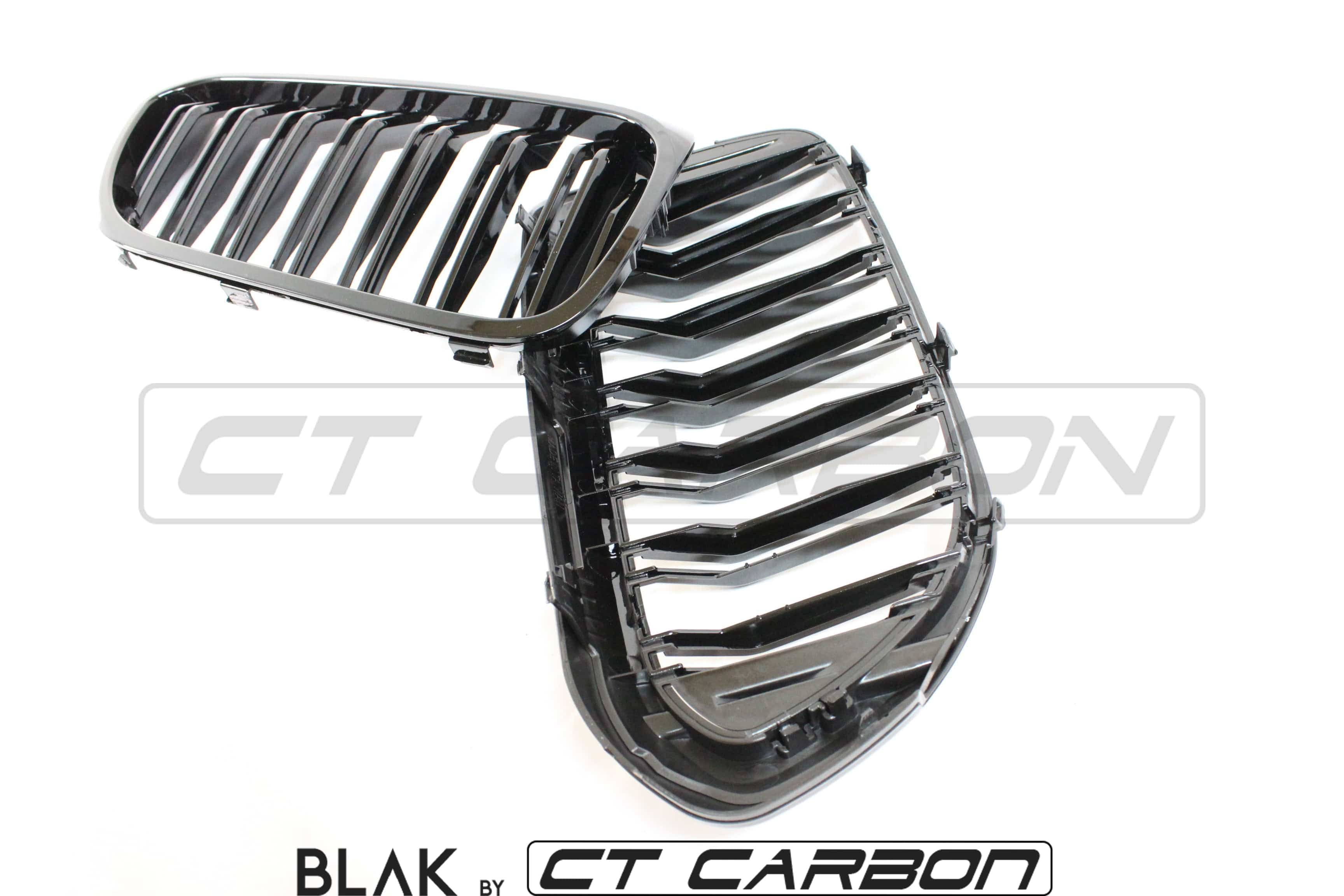 BMW M5 F90 / 5 SERIES G30/G31 DOUBLE SLAT BLACK GRILLES - BLAK BY CT CARBON - Image 12