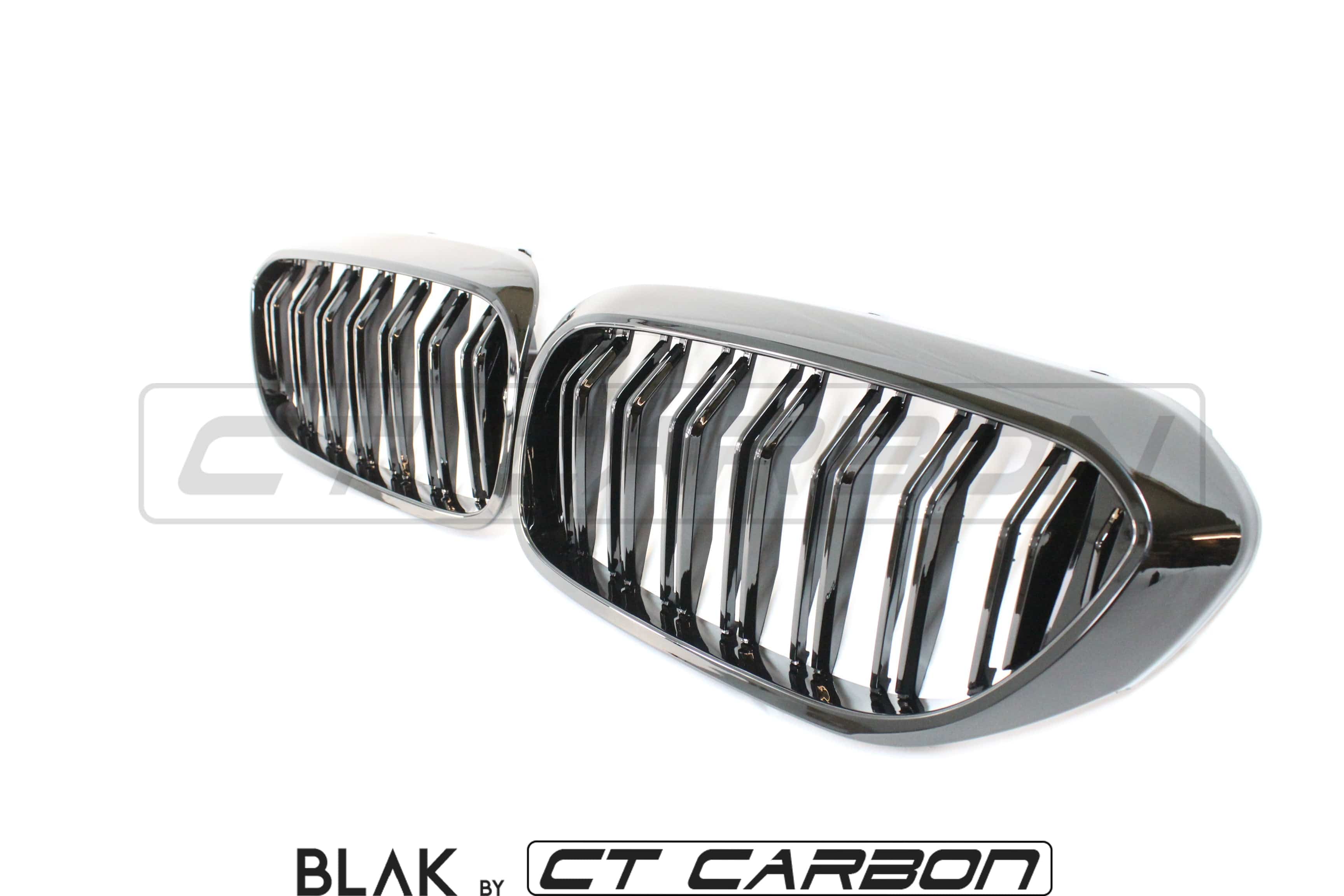BMW M5 F90 / 5 SERIES G30/G31 DOUBLE SLAT BLACK GRILLES - BLAK BY CT CARBON - Image 4