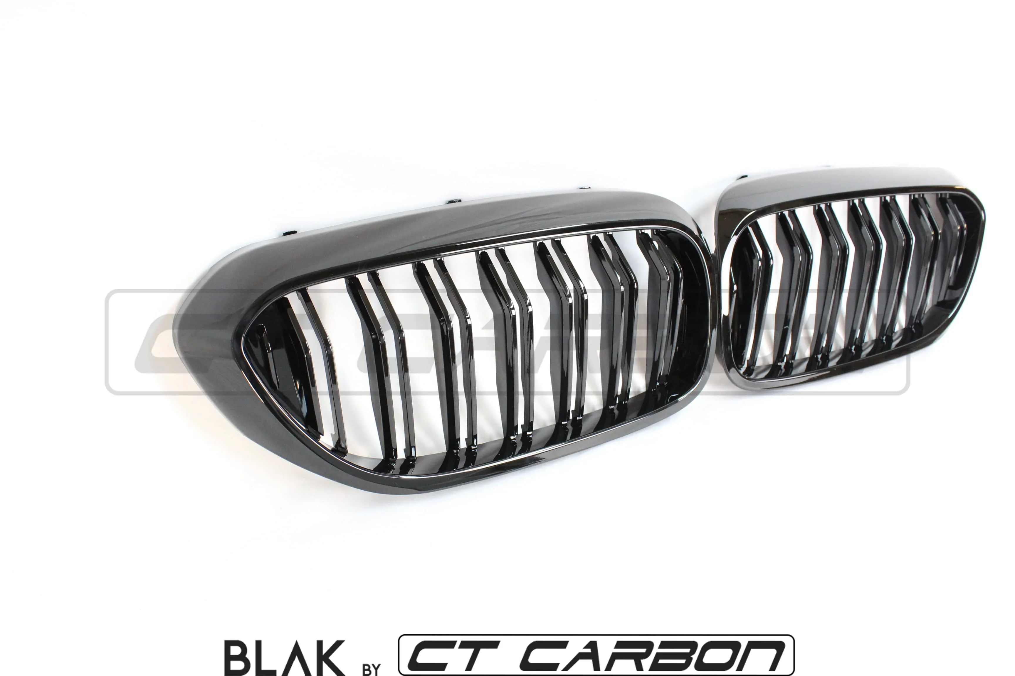 BMW M5 F90 / 5 SERIES G30/G31 DOUBLE SLAT BLACK GRILLES - BLAK BY CT CARBON - Image 5