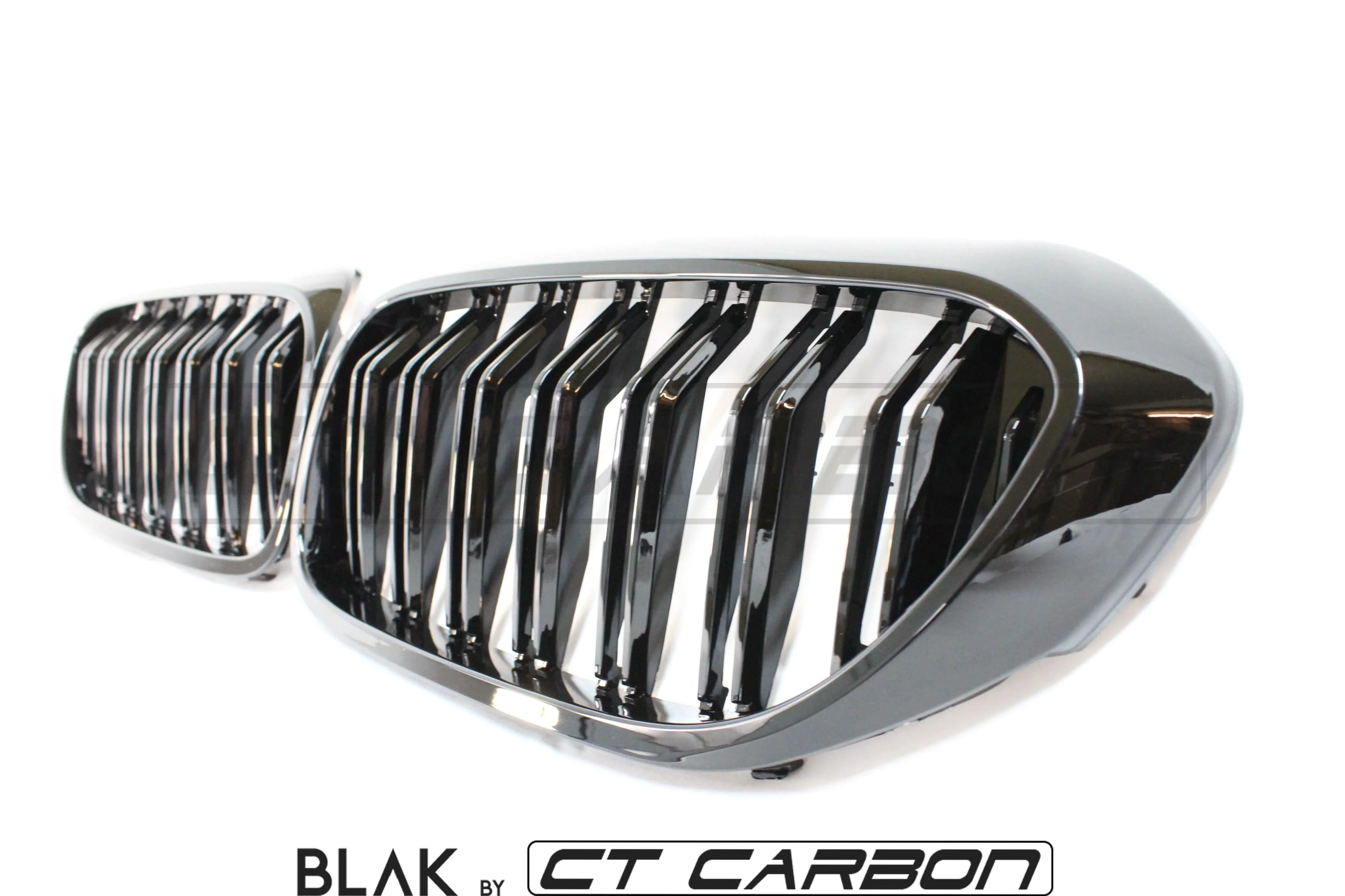 BMW M5 F90 / 5 SERIES G30/G31 DOUBLE SLAT BLACK GRILLES - BLAK BY CT CARBON - Image 9