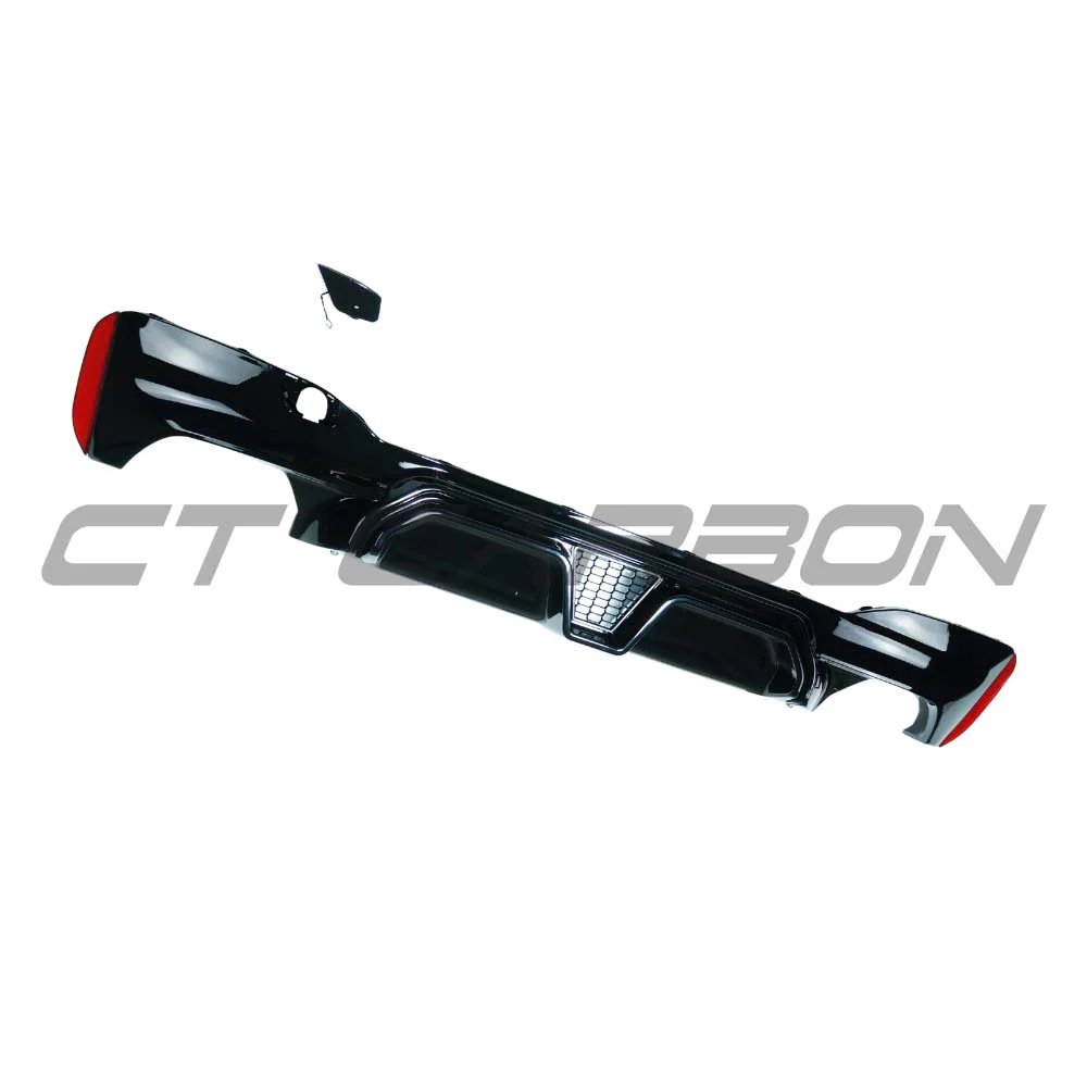 BMW 5 SERIES G30/G31 2017-2023 GLOSS BLACK DIFFUSER - CS - Image 2