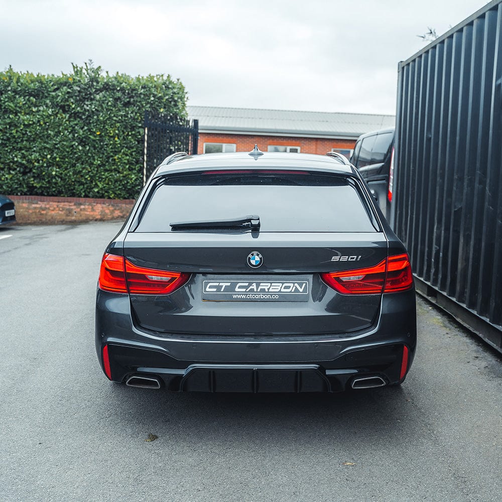 BMW 5 SERIES G30/G31 PRE LCI GLOSS BLACK DIFFUSER - V3 - Image 3