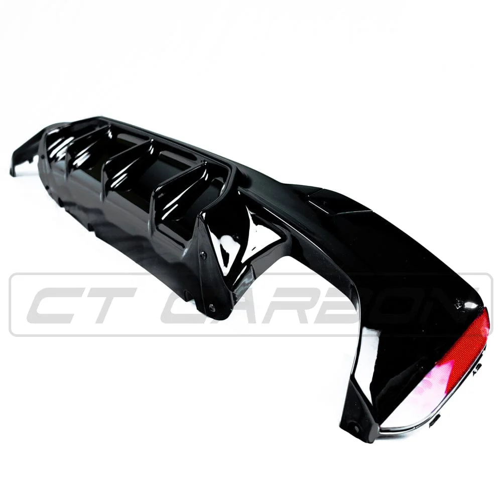 BMW 5 SERIES G30/G31 PRE LCI GLOSS BLACK DIFFUSER - V3 - Image 8