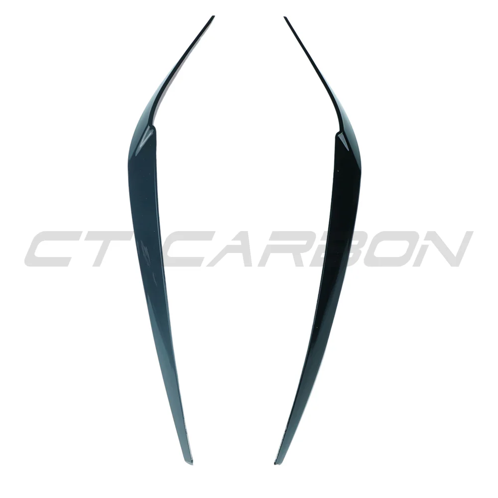 BMW 5 SERIES G30 GLOSS BLACK HEADLIGHT EYEBROWS/EYELIDS - Image 3