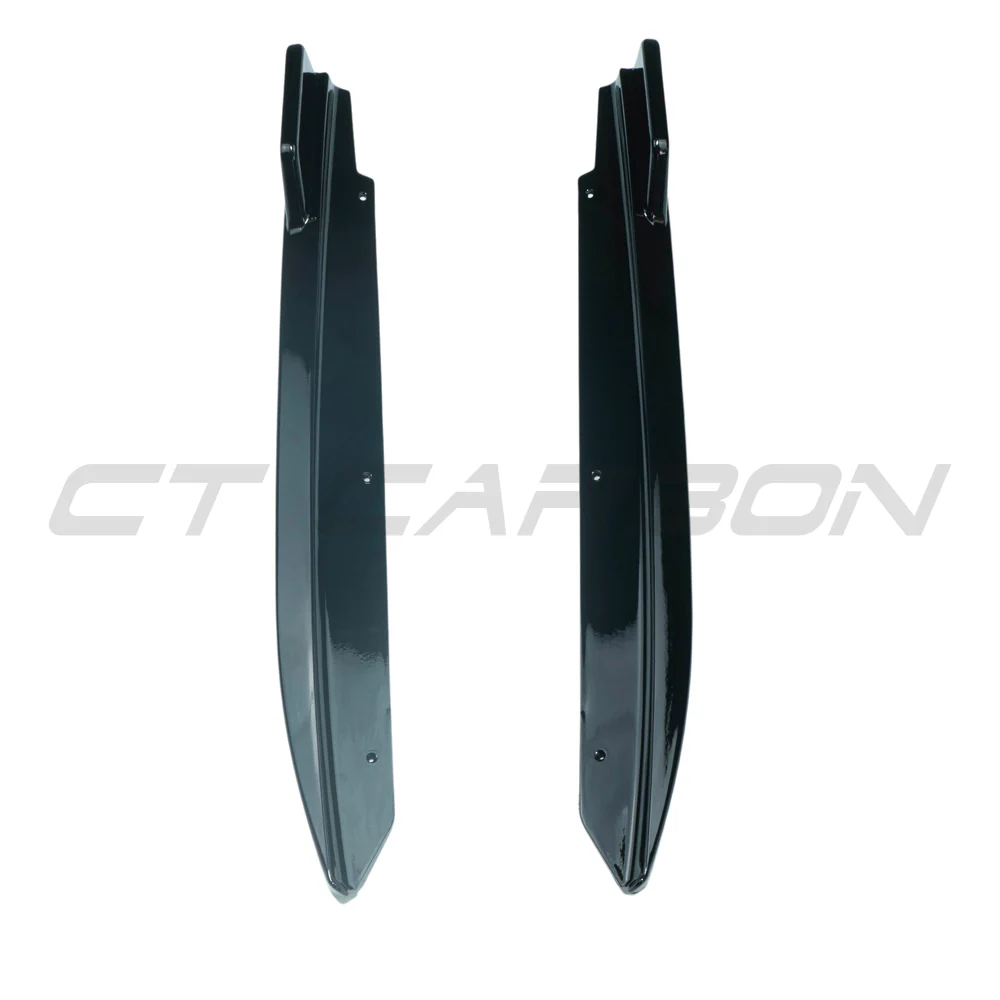 BMW 5 SERIES G30 GLOSS BLACK REAR BUMPER CORNERS - Image 2