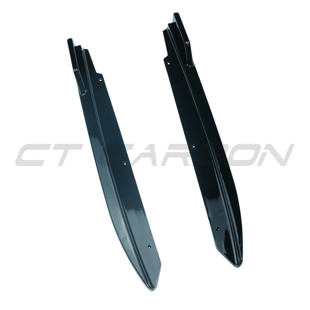 BMW 5 SERIES G30 GLOSS BLACK REAR BUMPER CORNERS - Image 3