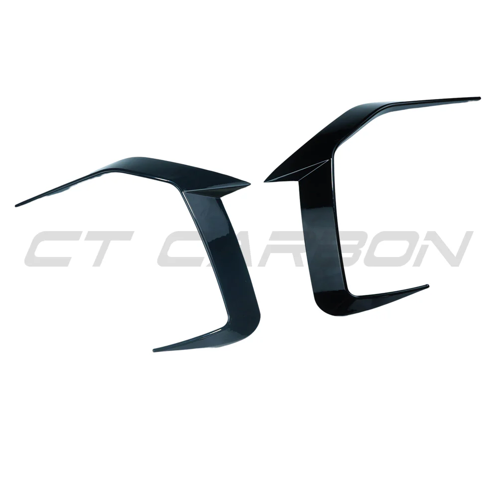 BMW 5 SERIES G60 & i5 2023+ GLOSS BLACK FRONT BUMPER CORNERS - Image 3