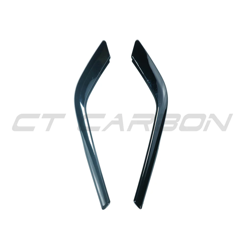 BMW 5 SERIES G60 & i5 2023+ GLOSS BLACK FRONT BUMPER CORNERS V2 - Image 3