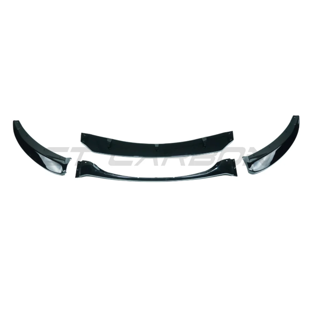 BMW E82/E88 1 SERIES 2007-2013 LCI GLOSS BLACK SPLITTER - Image 2